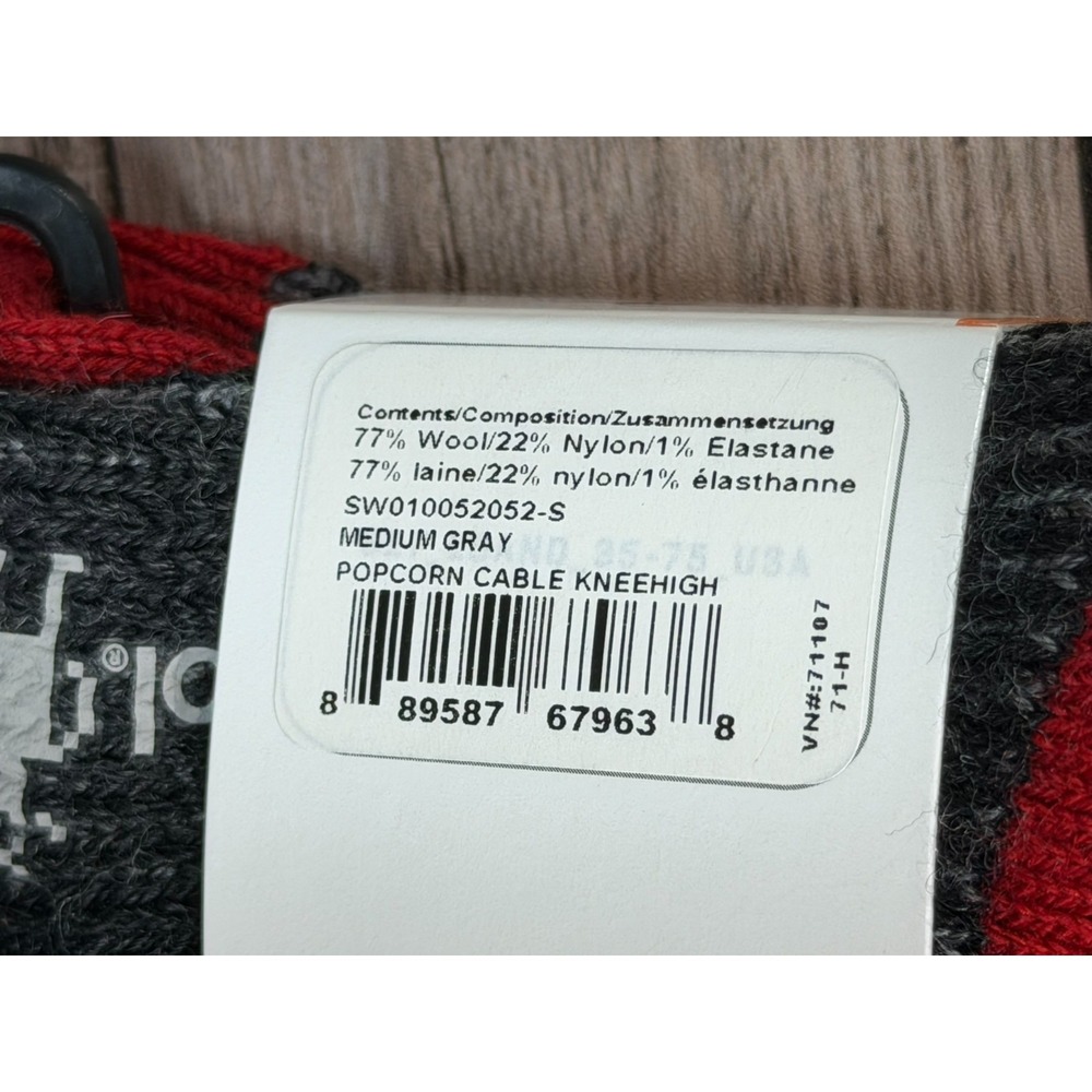 New Smartwool Women Wool Socks Gray Small Made in USA - Picture 8 of 8